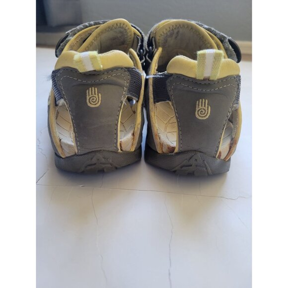 TEVA Deacon Mermaid Women Gray Yellow Fisherman Sandal Shoe Size 6 Hiking Casual - Picture 4 of 8